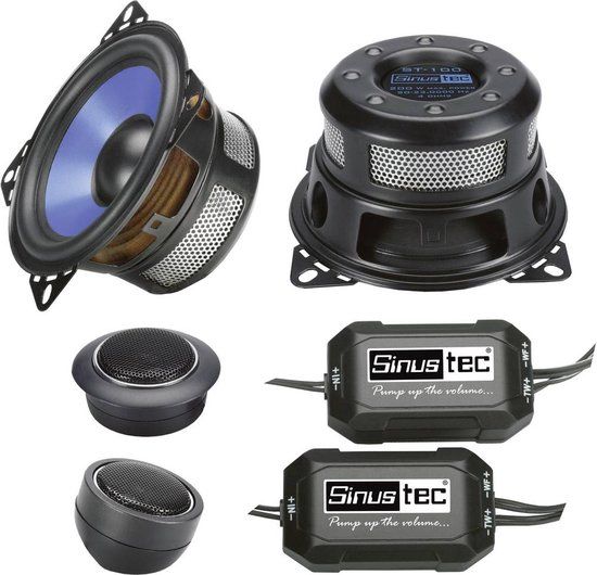 Sinustec ST-100 2-weg inbouwluidsprekerset 200 W