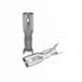 SeKi Pack van 10 platte steekhulzen 0,5-0,8 mm², 0,5 x 2,8, blank; geschikt voor onze roestvrijstalen knop/schakelaar