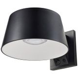 Sygonix SY-5801972 Lampe murale à énergie solaire avec détecteur de mouvement LED LED intégré 10 W anthracite-gris