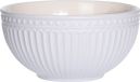Excellent Houseware Soepkommen/serveer schaaltjes - Roman Style - keramiek - D14 x H7 cm - ivoor wit