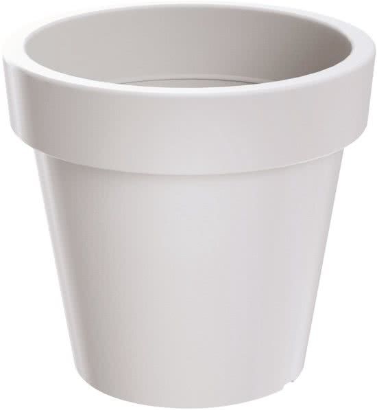 Prosperplast Lofly Bloempot - Rond - Buiten - 50cm - Wit