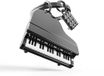 Metalmorphose Sleutelhanger Piano