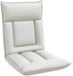 vidaXL Chaise de sol réglable Similicuir Blanc