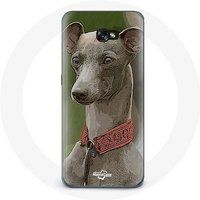 Maniacase Hoesje voor Samsung Galaxy A8 2016 Greyhound Grijs