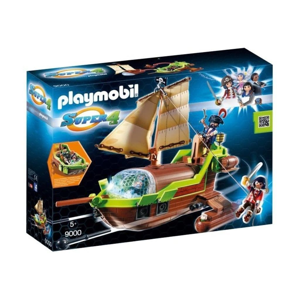 Playmobil Super 4 Galjoen Kameleon met Ruby 9000 - Bruin