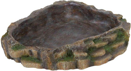 TRIXIE Reptielendrink- en voerbak 24x20 cm polyesterhars 76205