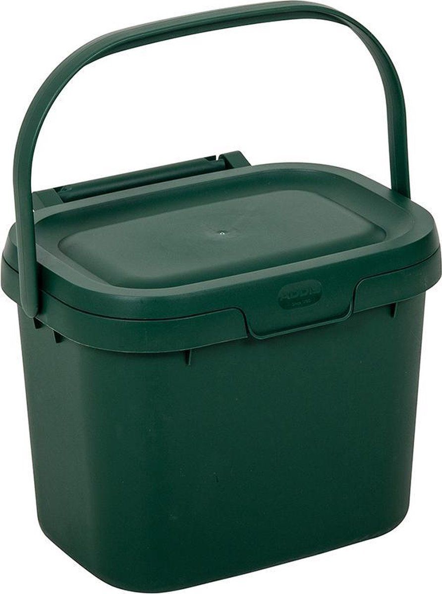 Addis Keuken Caddy Groen - Opbergbakje/GFT afvalbakje