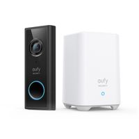 Eufy Video Doorbell 2K (Battery-Powered) - Zwart, Wit