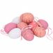 Home & Styling Paaseieren hangdecoraties - Koraalroze - 12 stuks - 6 cm - Kunststof