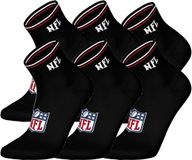 Nfl NFL SHIELD Quarter Socks - 6-pack - Zwart - Maat 35/38