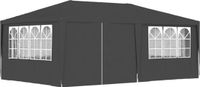 vidaXL Partytent met zijwanden professioneel 90 g/m² 4x6 m antraciet