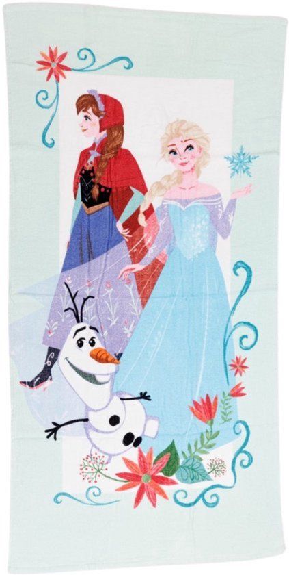 Disney Frozen Frozen strandlaken Anna, Elsa & Olaf 70 x 140 cm