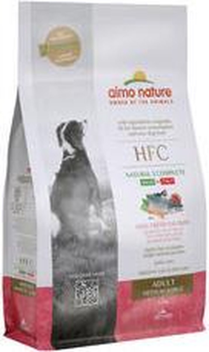 Almo Nature Nature - Hond HFC Adult brokken voor middelgrote tot grote honden - kip, zalm of varkensvlees - 8kg, 1,2kg - Zalm, Gewicht: 1,2kg