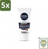 NIVEA MEN Gel pour le visage et la barbe sensible - 50 ml - 5 pièces