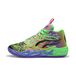 PUMA MB.04 Be You uniseks basketbalschoenen, Groen/Zwart, Maat 44,5