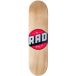 RAD Unisex - Volwassenen Solid Logo Skateboard, Wood, 8,25"