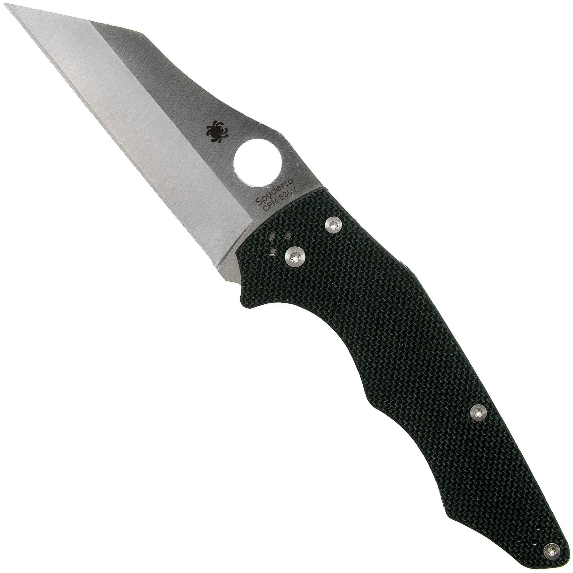 Spyderco YoJumbo C253G Black G10 zakmes - Michael Janich design
