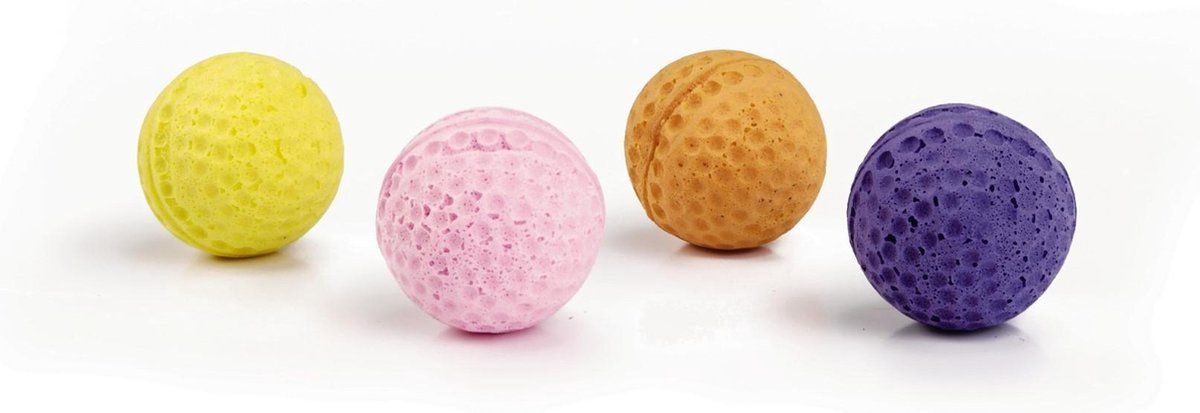 Beeztees Sponzen zacht speelbal - zakje 4st