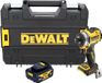 DeWalt DCF 860 NT clé à chocs sans fil 18 V 282 Nm 1/4" sans balai + 1x batterie 4,0 Ah + TSTAK - sans chargeur