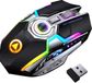 Elementkey DML4 Draadloze USB 2.4Ghz Gaming Muis met RGB verlichting