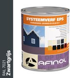 Afinol Systeemverf-Schakelverf Zwartgrijs (RAL 7021) 750 ml
