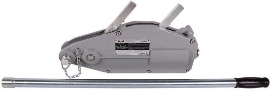 TORSO Valkenpower Staaldraadtakel 800kg incl 20 mtr staalkabel haak