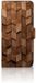 B2Ctelecom Étui style livre pour Samsung Galaxy A14 5G Wooden Cubes