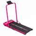 Thunder Tapis roulant VIVA-PINK, 102x40 cm, 8 km/h, FitShow, LED, Bluetooth, pliable, avec roues de transport