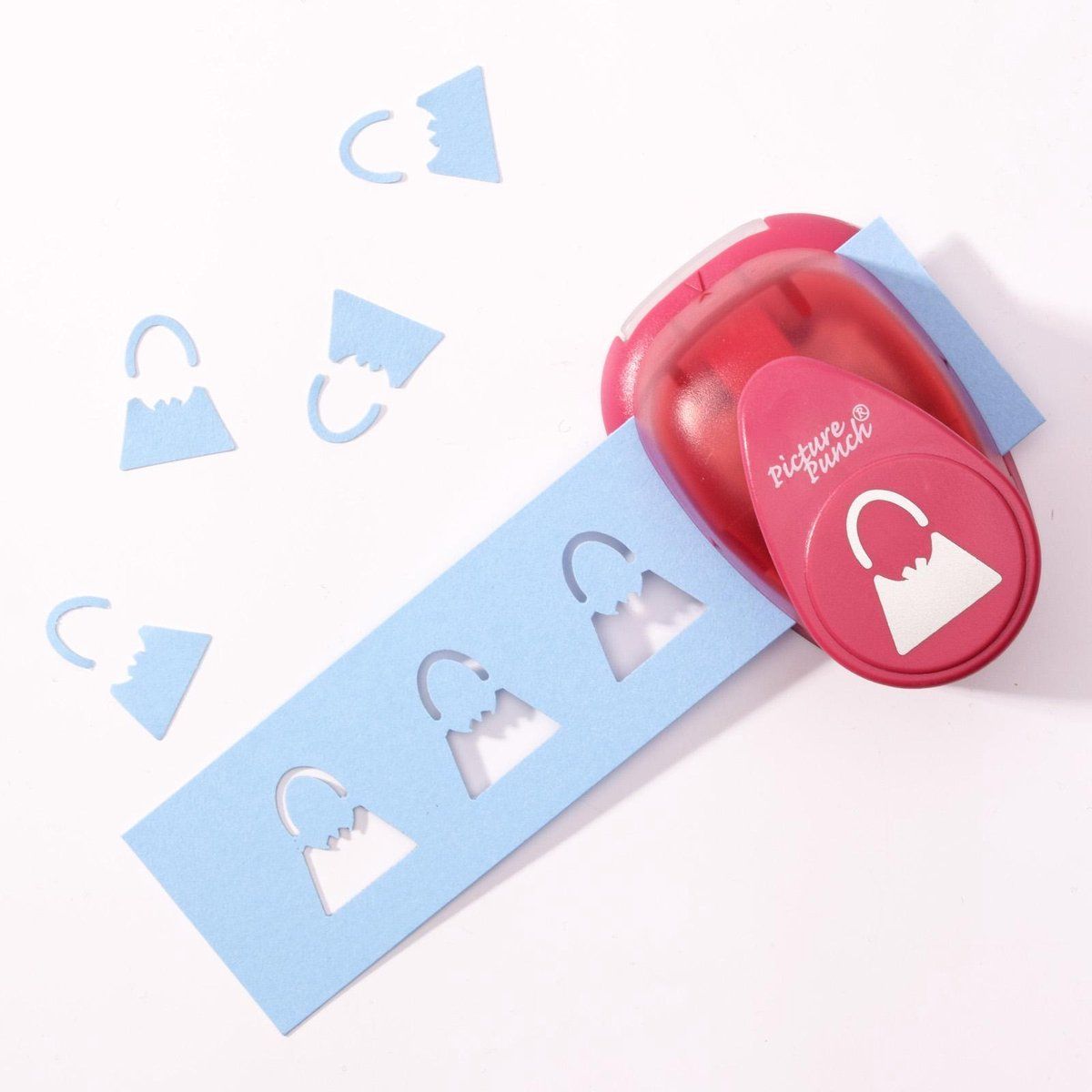 Vaessen Creative Figuurpons - handtas medium - wit