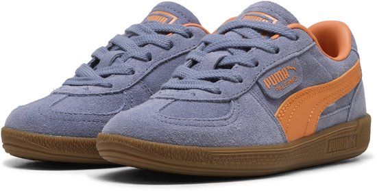 PUMA Palermo PS Unisex Sneakers - Gray Sky-Melon Glow