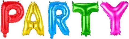 Folat - Folie ballon set PARTY - Multi - Verjaardag - 1 stuk(s)