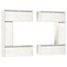 Syfax TV-meubels, 6 stuks, wit, massief grenenhout