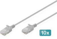 Digitus DK-1618-003S-10 netwerkkabel Grijs 0,3 m Cat6 U/UTP