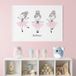 Danseuses Ballerine Poster / Affiche Enfants - 60x90 cm