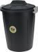 Maxiton 23L Noir Plastique Poubelle avec Couvercle