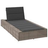 VidaXL Tuinstoel Polyester Donkergrijs