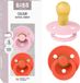 BIBS Colour Fopspeen - 18-48 mnd - 2-pack - Rond - Baby Pink/Tango