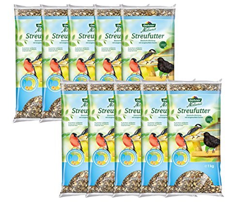 Dehner Natura Wildvogelvoer, Strooivoer, 10 X 1 Kg