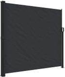 vidaXL Windscherm uittrekbaar 180x300 cm zwart