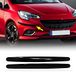 Quattroerre 2364 stickers voor auto 3D bumper, zwart, 2 stuks