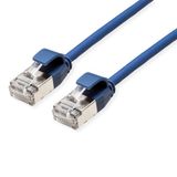 ROLINE U/FTP DataCenter Patchkabel Kat.6A (Class EA), LSOH, slim, blau, 0,3 m