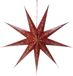 Pip Studio - Christmas - Kerstster - Papier - All-over Print - Donkerrood - 110 cm