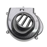 cyclingcolors Ventilatorafdekking, crankdeksel, carbon, voor motorfiets en scooter, compatibel met Piaggio Typhoon Fly Liberty Stalker Ice zwart
