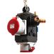as - Schwabe MIXO Energiewürfel VI+ Hänge-Verteiler mit 1 Schutzkontakt-Steckdose, 2 CEE-Steckdosen 5-polig & Druckluft-Verteiler NW 7,2 inkl. Sicherung, IP44, Made in Germany, Schwarz, 60751