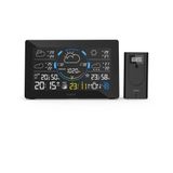 Hama 00176675 Station météo fin Noir DC/batterie Wifi