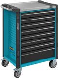HAZET Assistent Chariot à outils - Acier - Noir, Bleu - 7 étagères - 25 kg par étagère