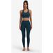 A-dam Fiona - Sport legging - Gemaakt Van Gerecycled Plastic - High Waist - Dames - Donkergroen - XS