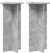 vidaXL Plantenstandaard 2 st betongrijs 40 x 40 x 80 cm bewerkt hout