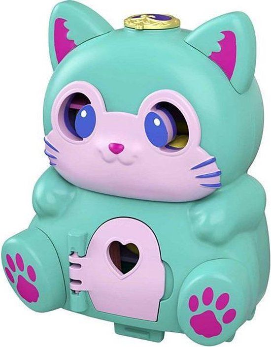 Polly Pocket Flip & Find Cat Compact