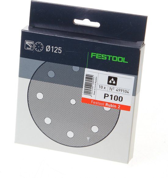 Festool Schuurpapier schijven 10x -ru2 k.60 499102